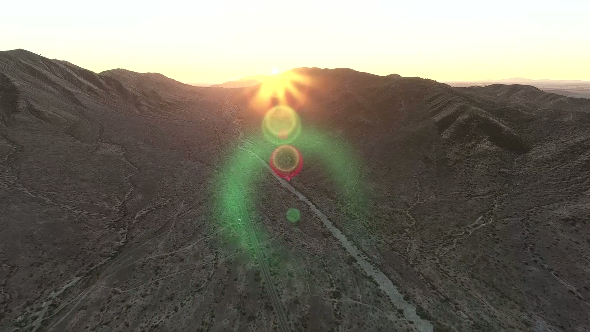 Final graded frame from a destination film