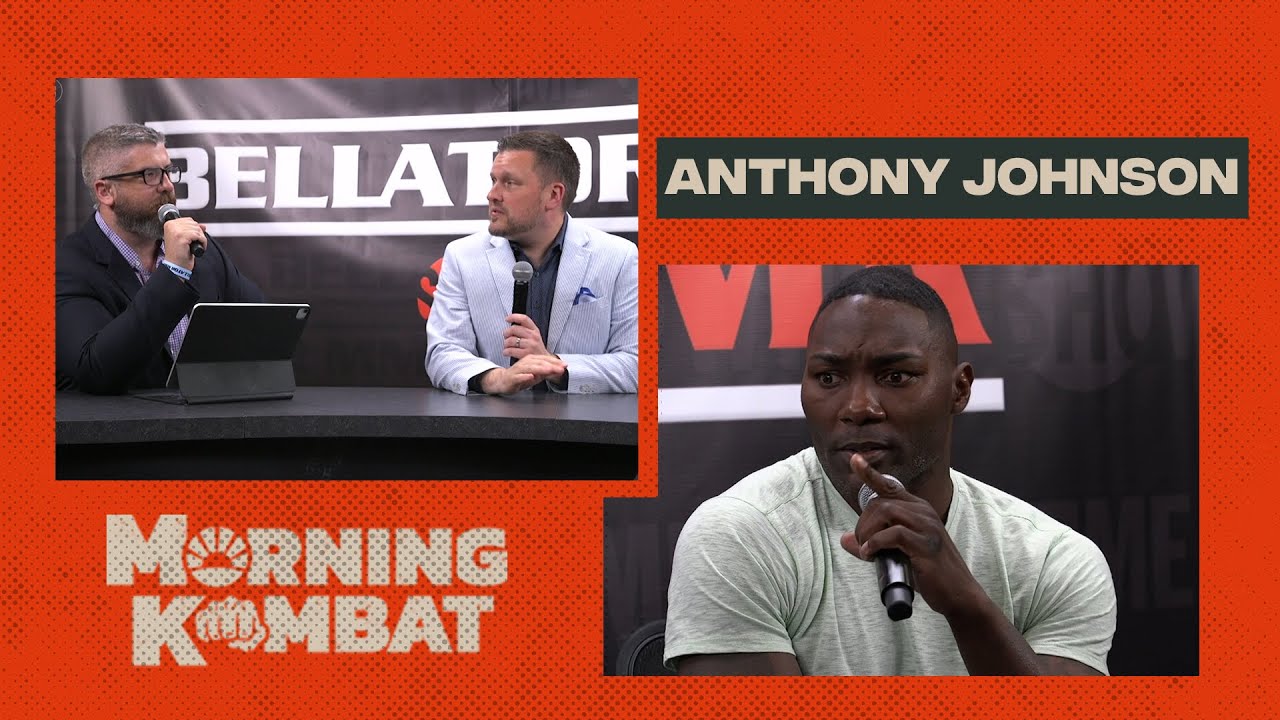Still frame from the Morning Kombat video interview with Anthony “Rumble” Johnson