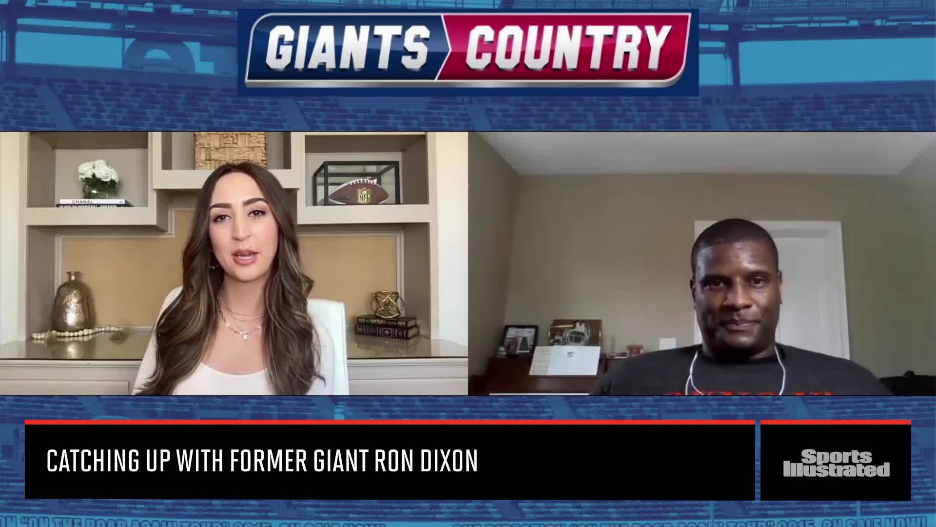 Still frame from the Sports Illustrated video interview with Ron Dixon
