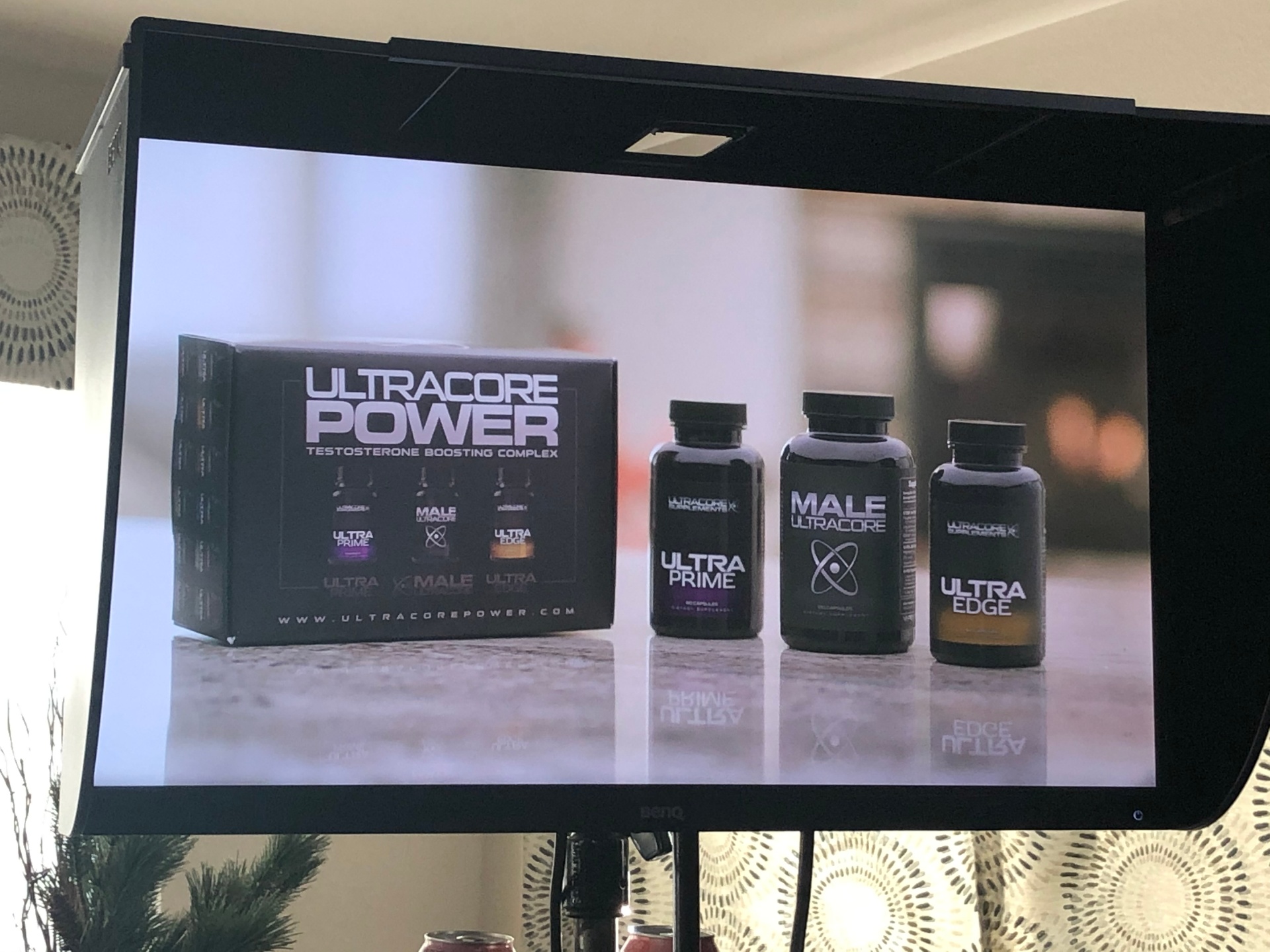 UltraCore Power product photographed on set for the campaign